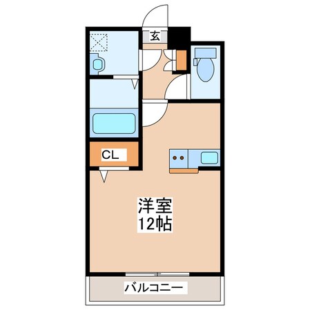 サンヒルズ県庁東の物件間取画像